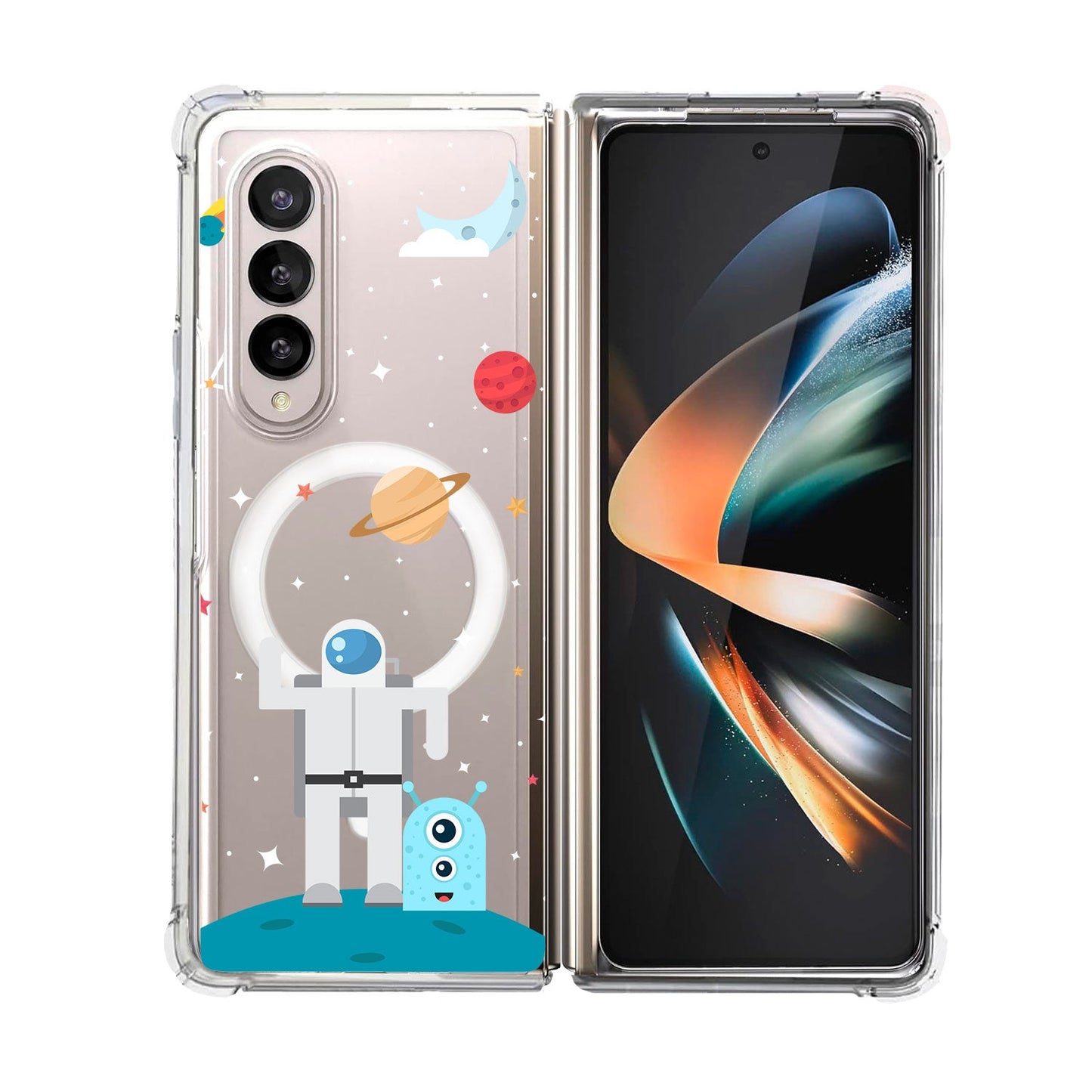 Android Flip / Fold Rearguard Hybrid - Blue Alien