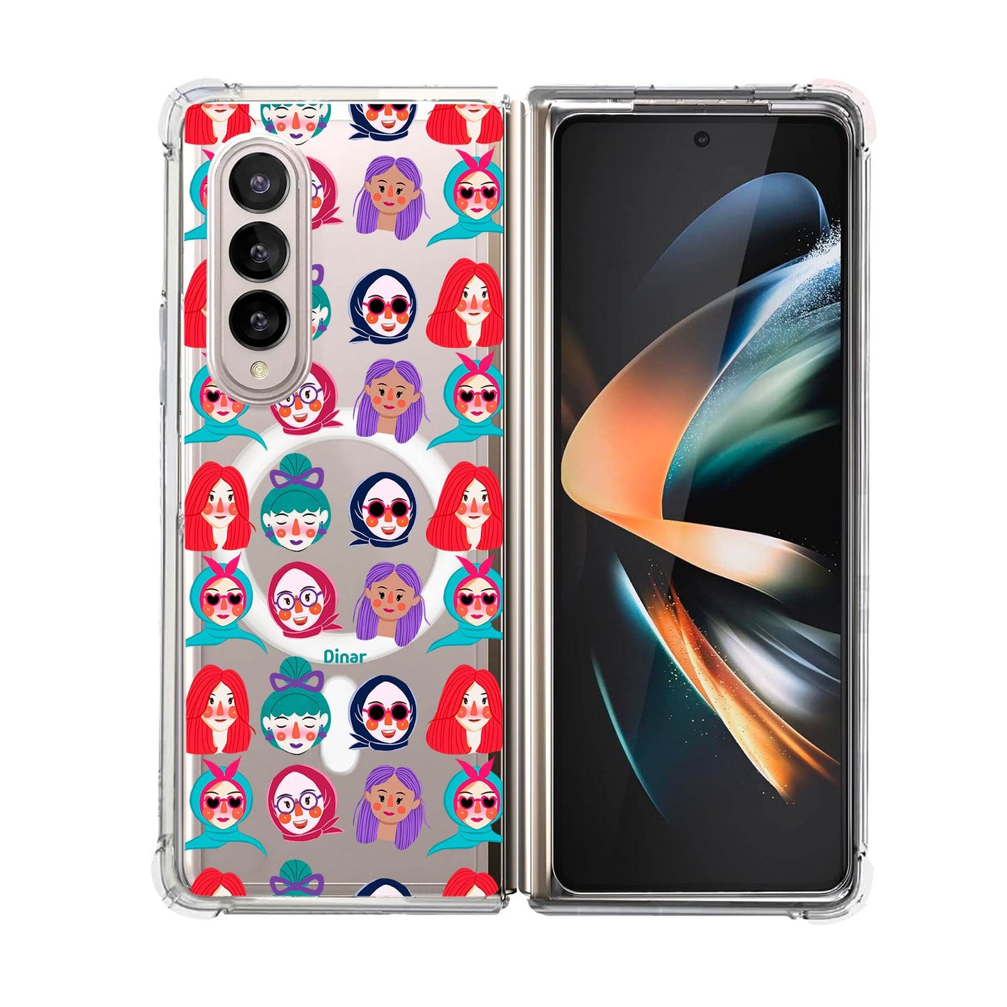 Android Flip / Fold Rearguard Hybrid - Cute Sweety Faces