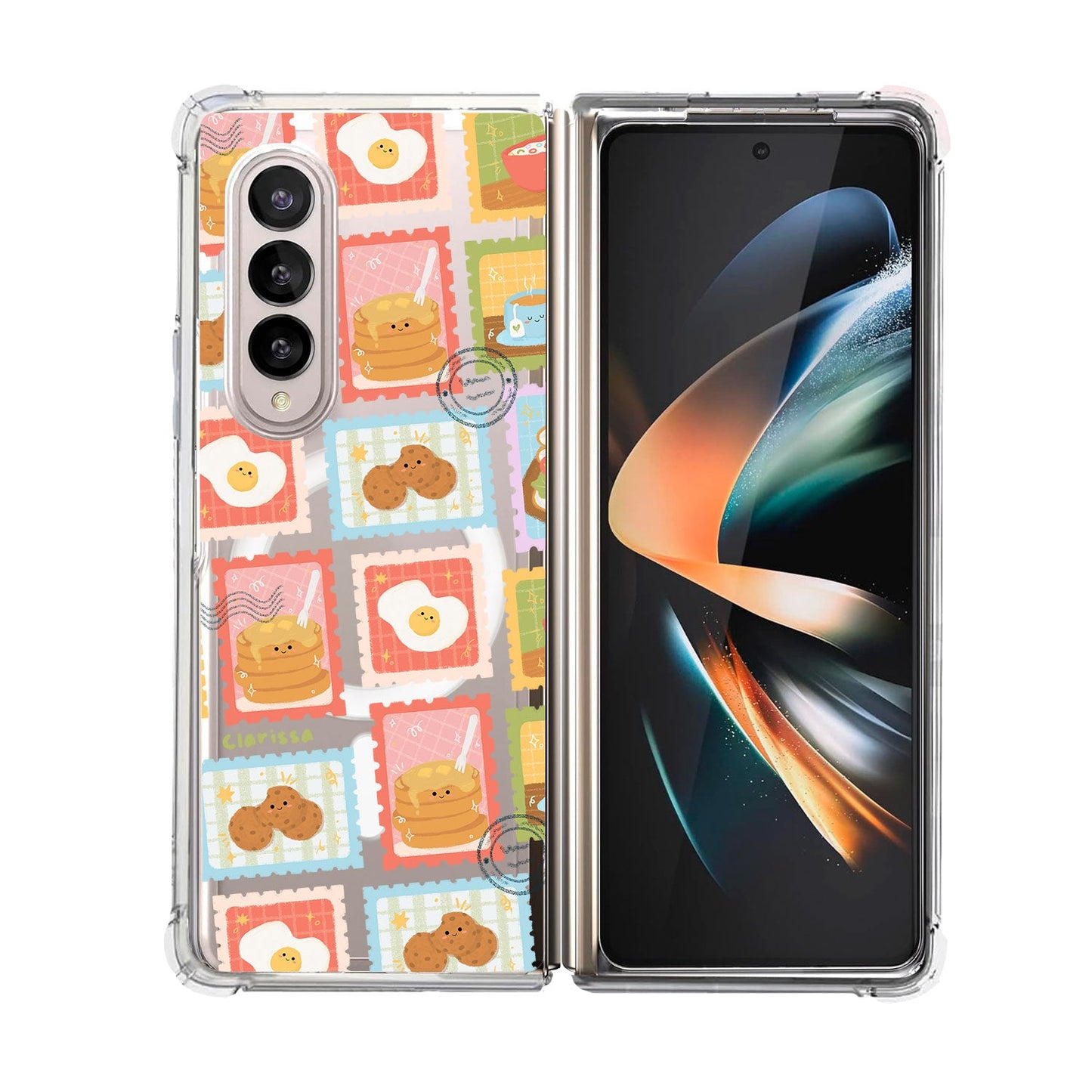 Android Flip / Fold Rearguard Hybrid - Breakfast Stamps