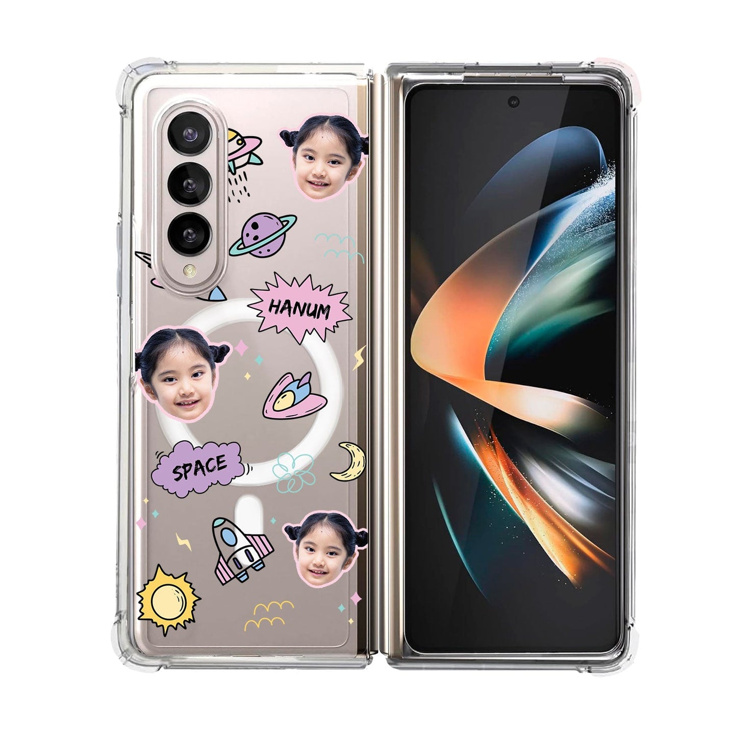 Android Flip / Fold Rearguard Hybrid - Face Grid Space