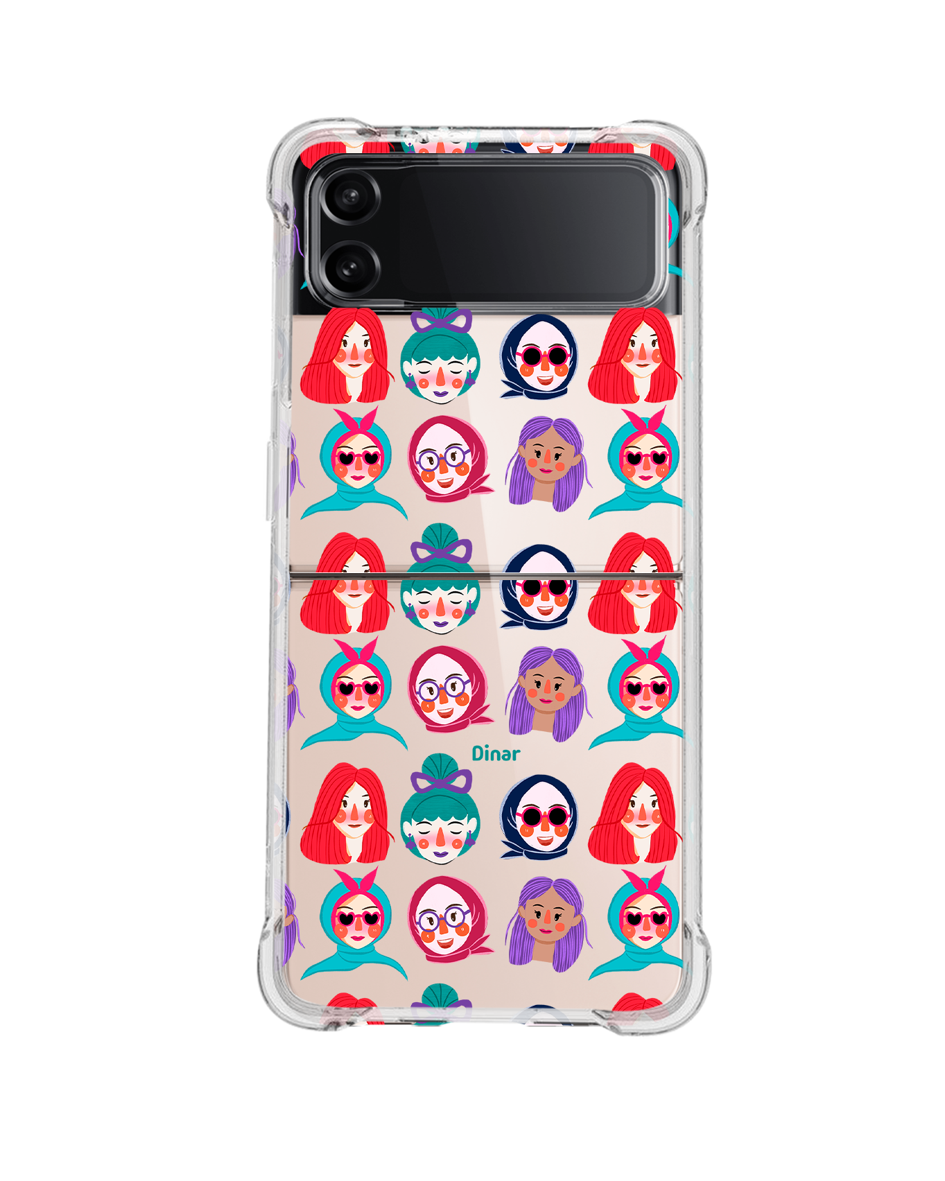 Android Flip / Fold Rearguard Hybrid - Cute Sweety Faces