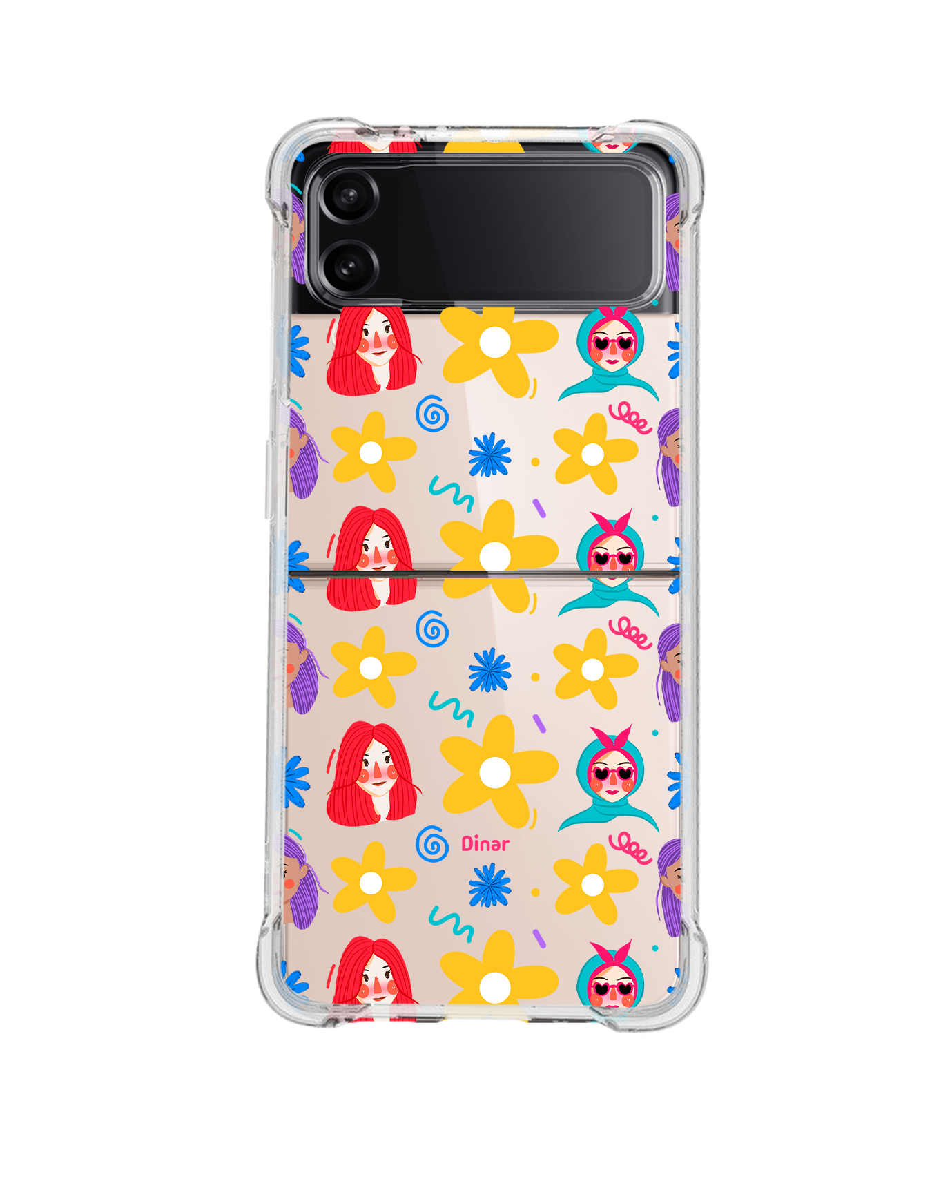 Android Flip / Fold Rearguard Hybrid - Daisy Faces