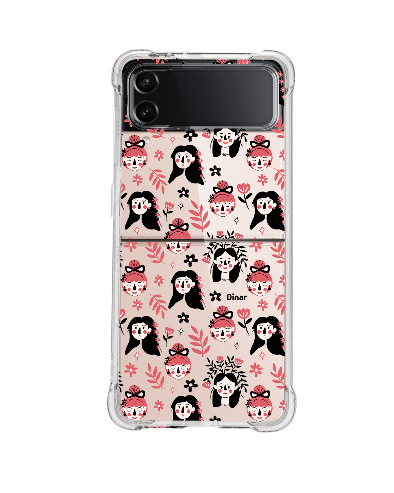 Android Flip / Fold Rearguard Hybrid - Flowery Faces
