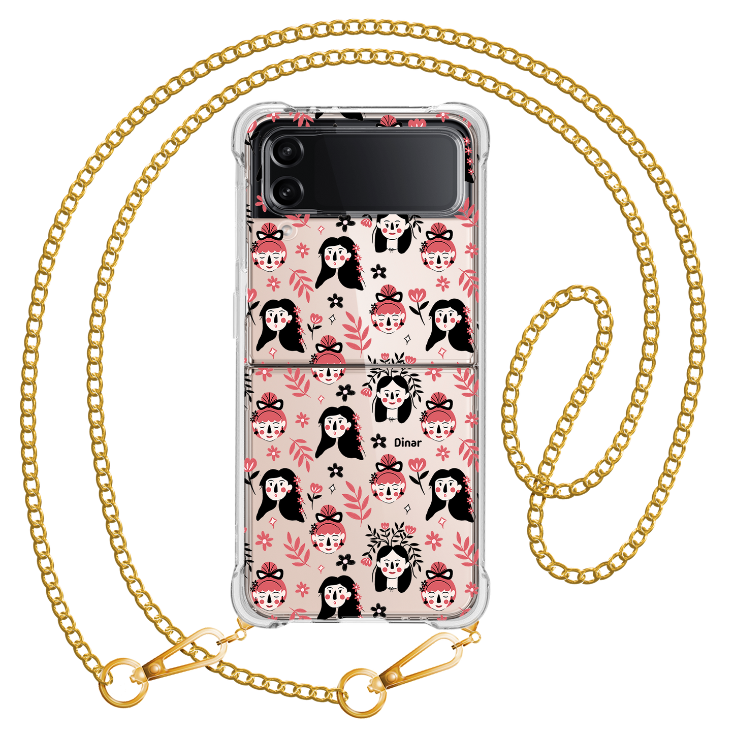 Android Flip / Fold Rearguard Hybrid - Flowery Faces