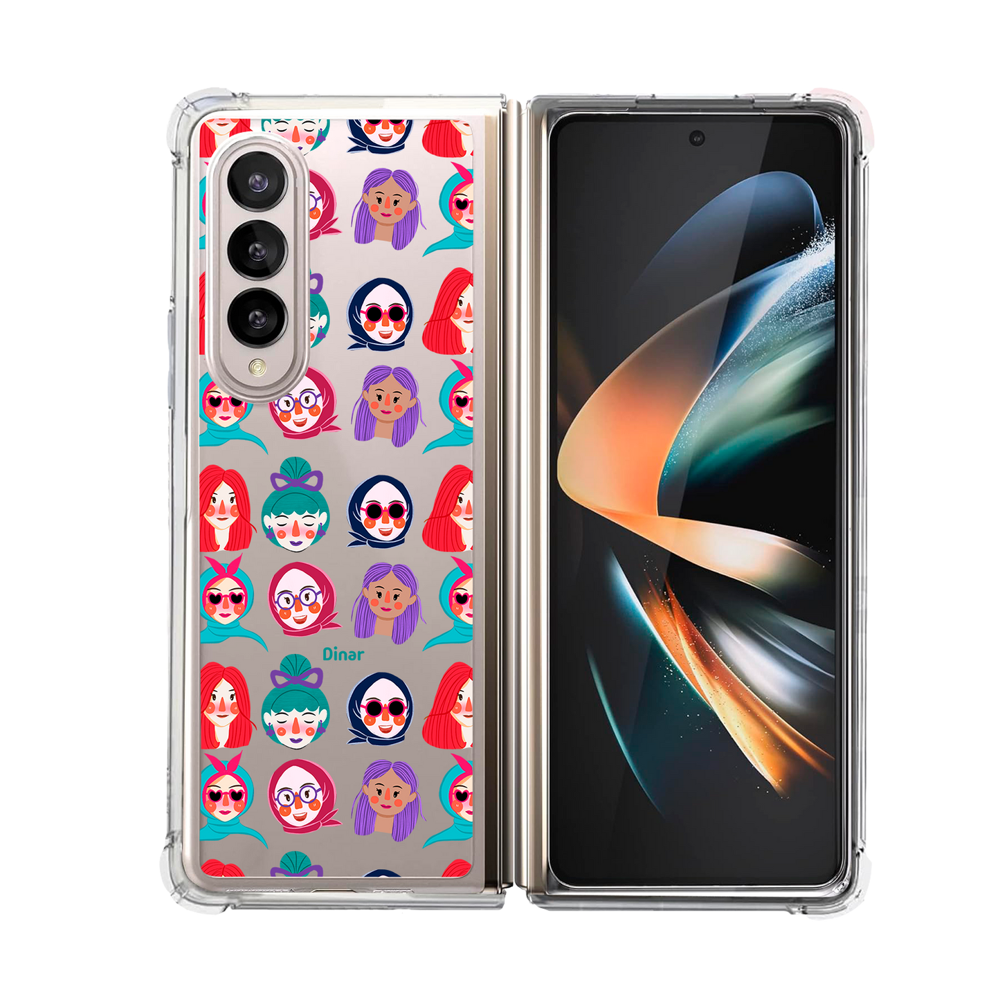 Android Flip / Fold Rearguard Hybrid - Cute Sweety Faces