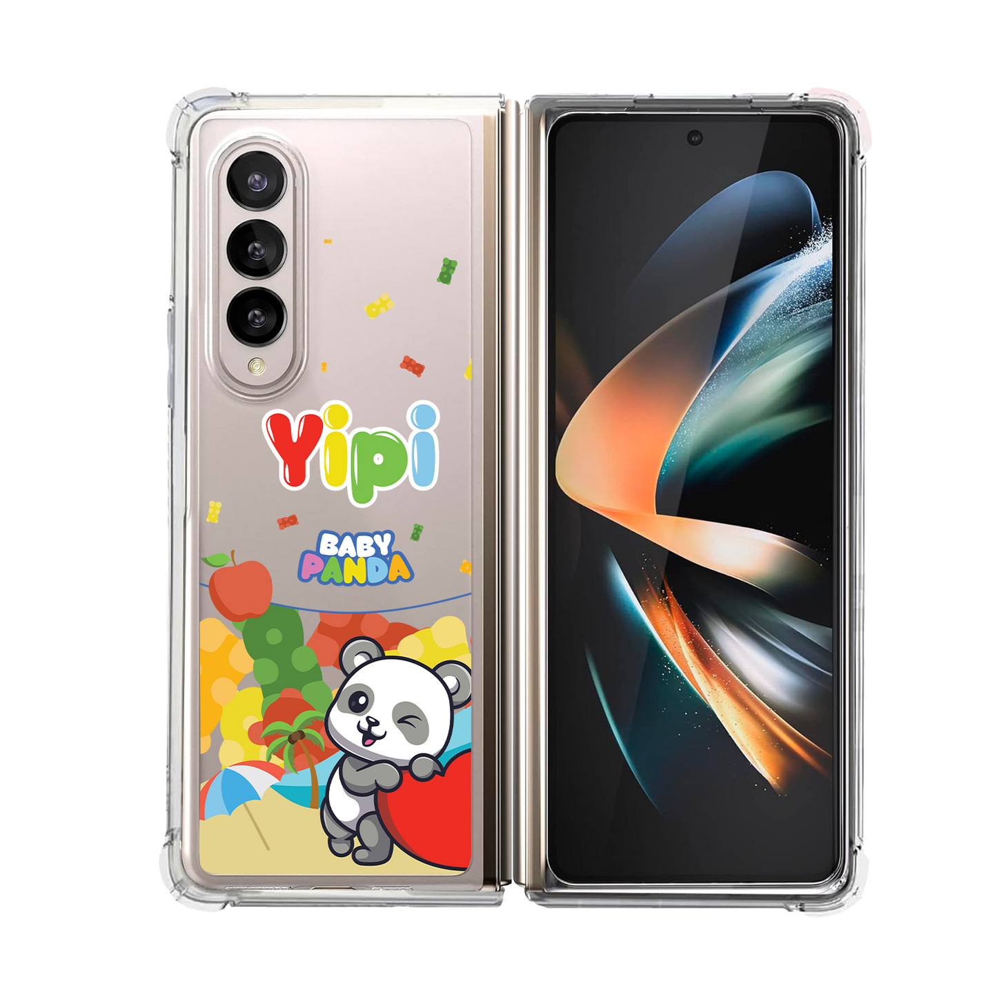 Android Flip / Fold Rearguard Hybrid - Yipi Baby Panda