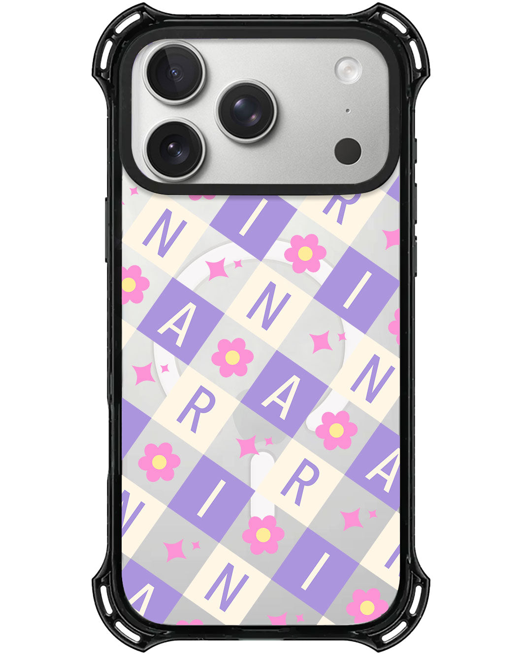 iPhone Rearguard UltimateX - CUSTOM MONOGRAM 3.0 Flower Grid 3.0