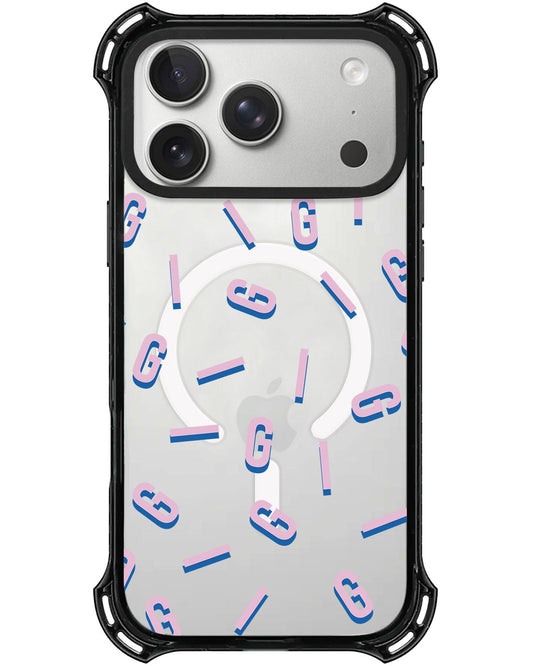 iPhone Rearguard UltimateX - CUSTOM MONOGRAM 1.0 Cotton Candy