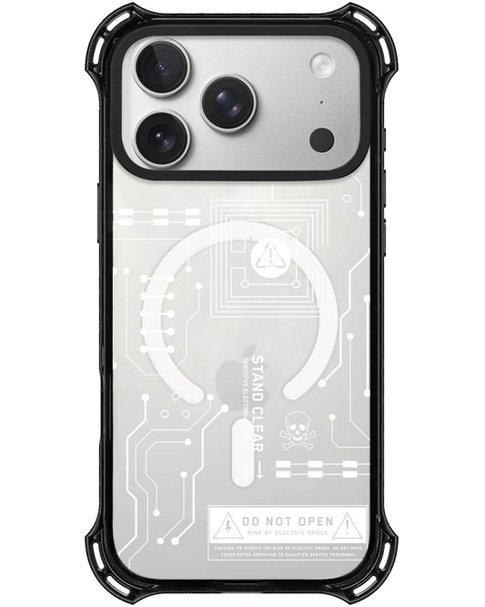 iPhone Rearguard UltimateX - Circuit White