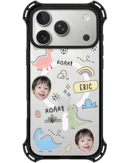 iPhone Rearguard UltimateX - Face Grid Dino