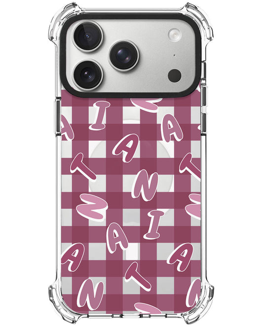 iPhone Ultimate Model-X - CUSTOM MONOGRAM 3.0 Checkered 2.0