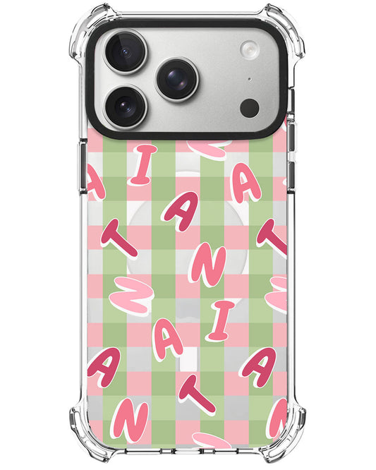 iPhone Ultimate Model-X - CUSTOM MONOGRAM 3.0 Checkered 4.0