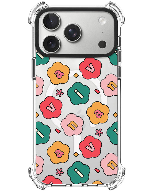 iPhone Rearguard UltimateX - CUSTOM MONOGRAM 3.0 Flower Petals 3.0