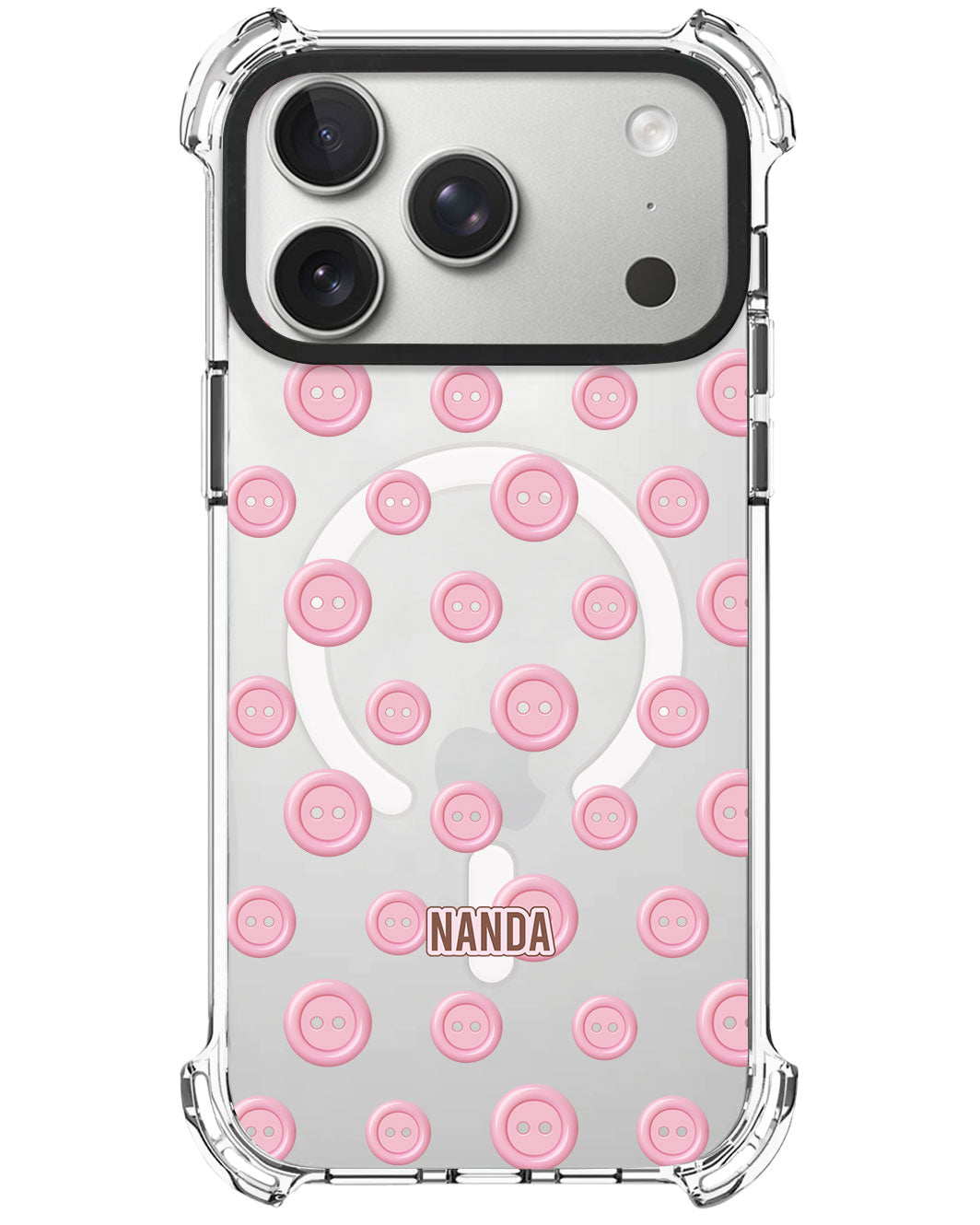 iPhone Ultimate Model-X - Pink Buttons