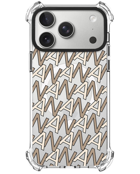 iPhone Ultimate Model-X - CUSTOM MONOGRAM 3.0 Initial 4.0