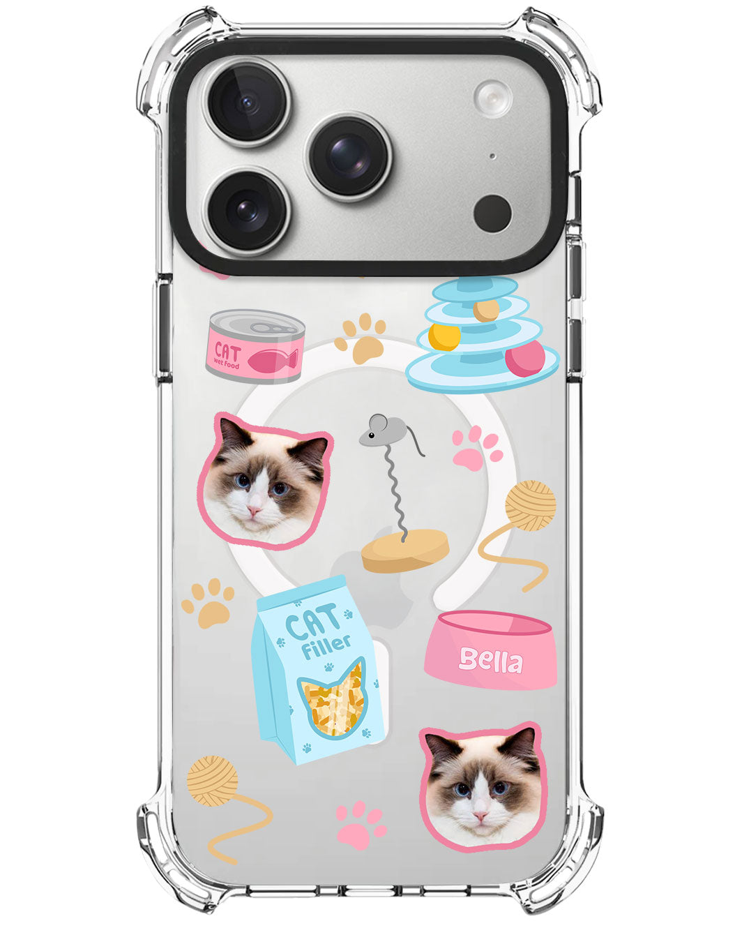 iPhone Ultimate Model-X - Pet Grid Kitty Playtime