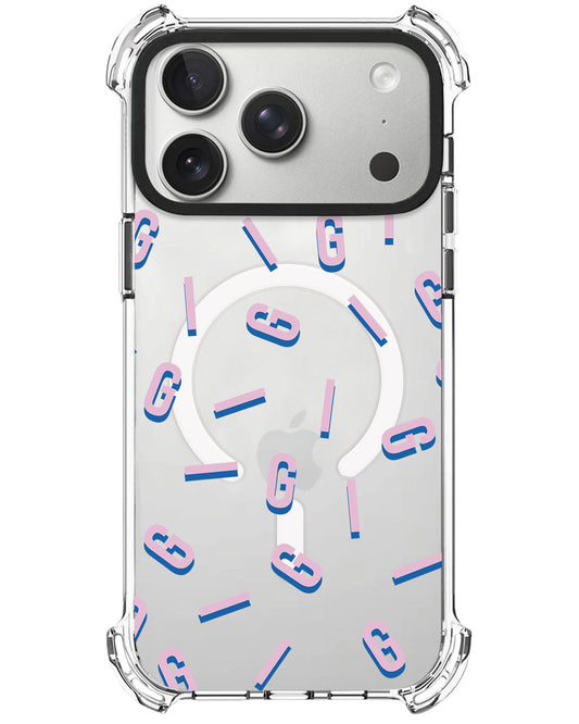 iPhone Ultimate Model-X - CUSTOM MONOGRAM 1.0 Cotton Candy