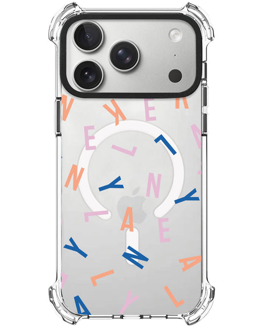 iPhone Ultimate Model-X - CUSTOM MONOGRAM 1.0 Rainbow
