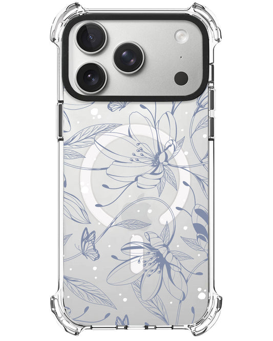 iPhone Ultimate Model-X - Sketchy Flower & Butterfly 2.0