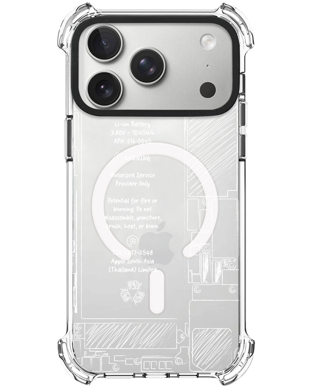iPhone Ultimate Model-X - Battery White