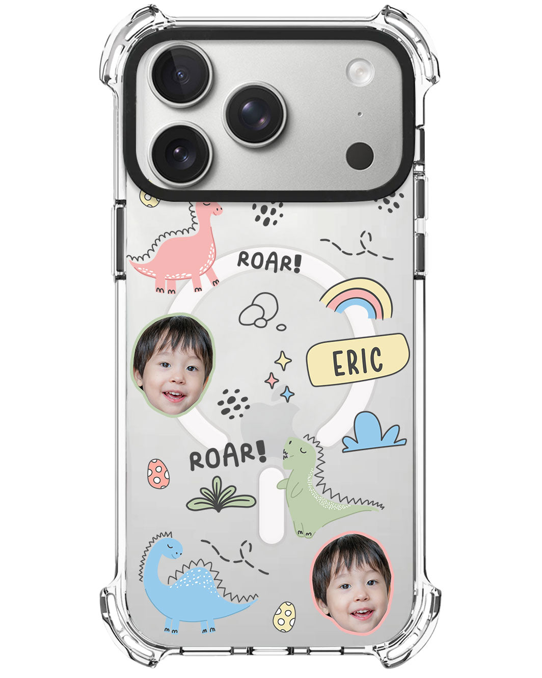 iPhone Rearguard UltimateX - Face Grid Dino