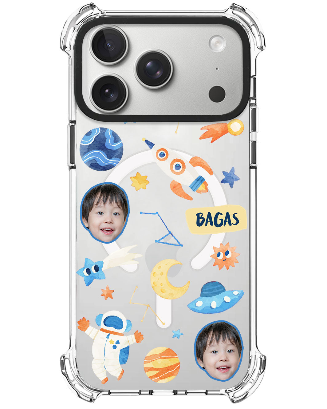 iPhone Rearguard UltimateX - Face Grid Astronaut