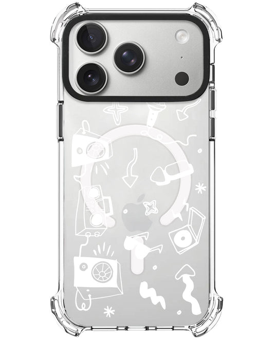 iPhone Ultimate Model-X - Rock n Roll White