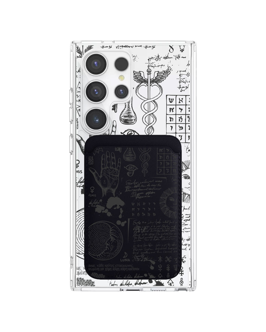 Android Magnetic Wallet Case - Alchemy Black