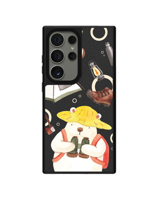 Android Leather Grip - Adventure of Bear