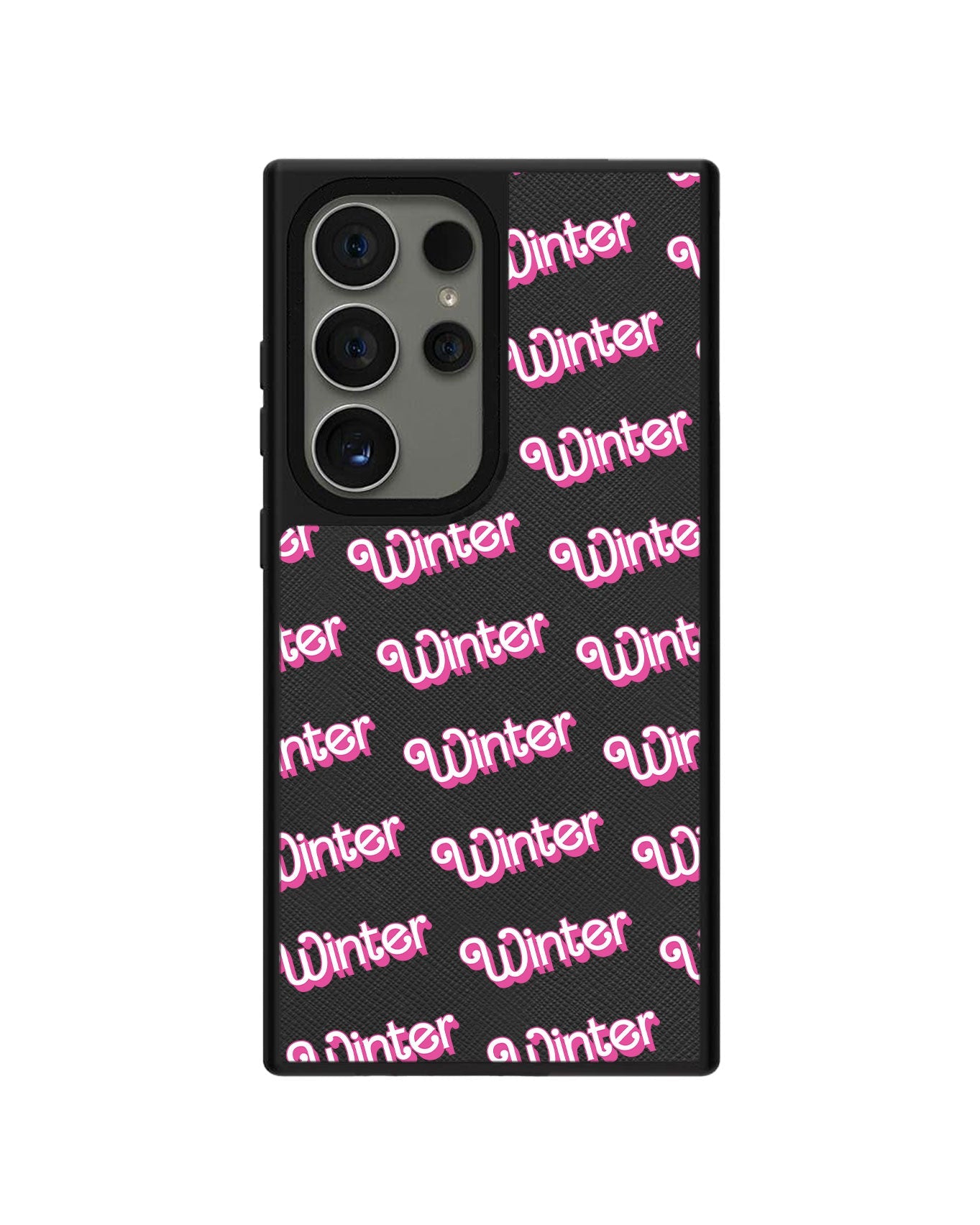 Android Leather Grip - Barbie Monogram