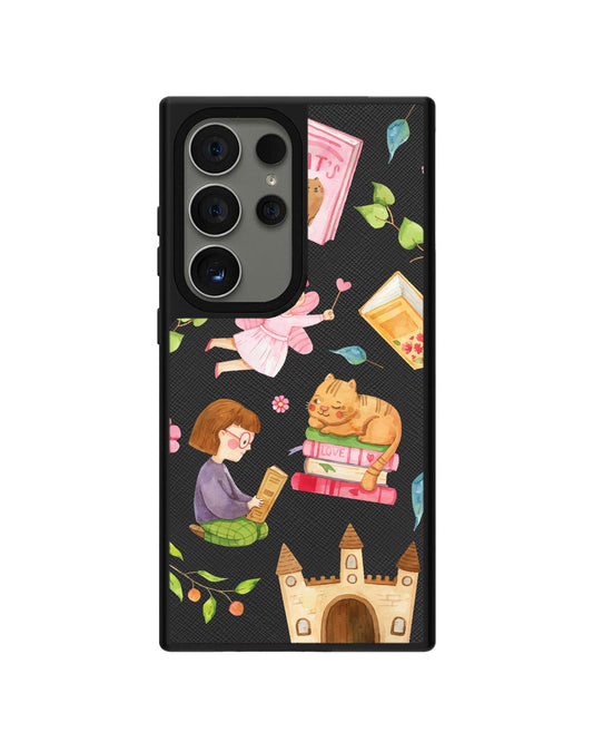 Android Leather Grip - Fairy Cat