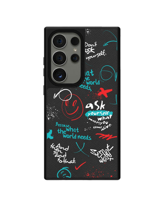 Android Leather Grip - Graffiti 2.0
