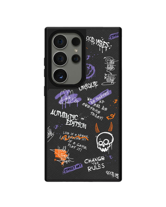 Android Leather Grip - Graffiti 1.0