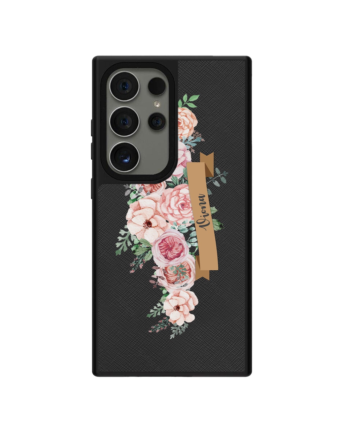 Android Leather Grip - Peony