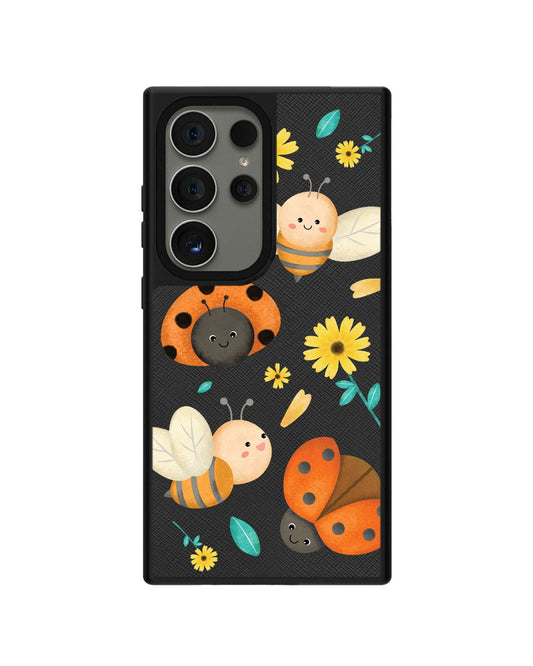 Android Leather Grip - Lady Bug & Bee