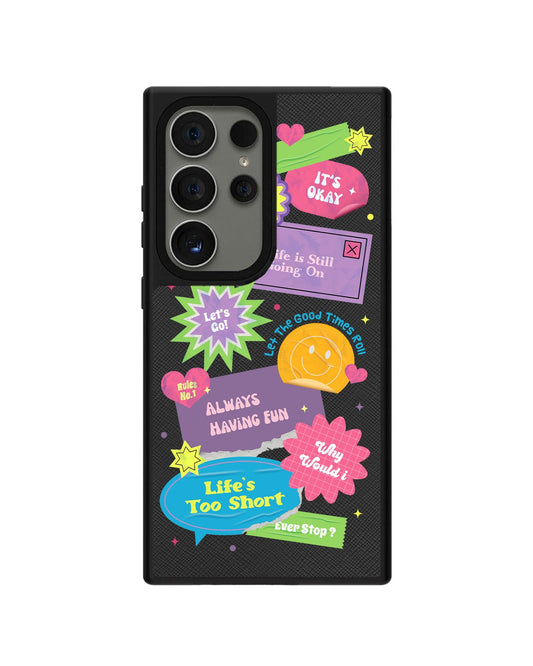 Android Leather Grip - Life's Too Short