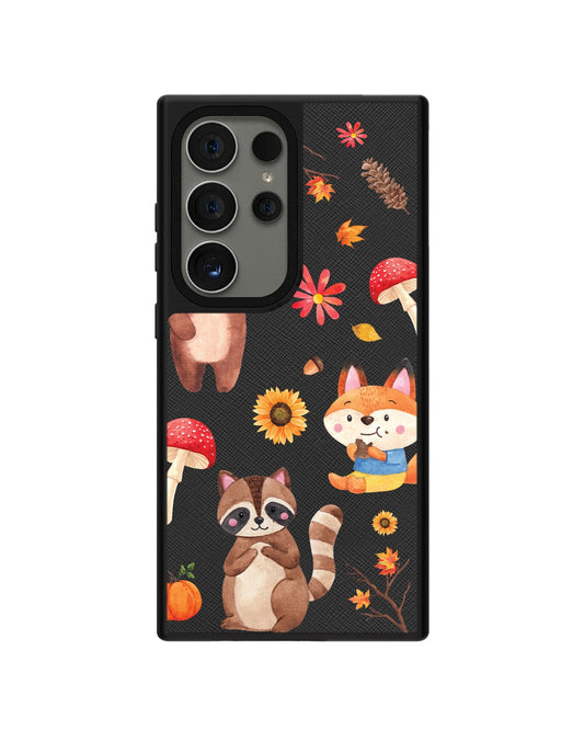 Android Leather Grip - สัตว์ในฤดูใบไม้ร่วง