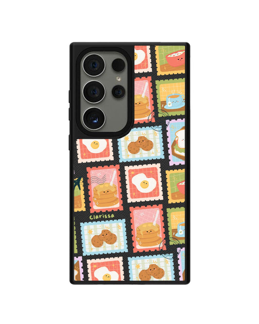 Android Leather Grip - Breakfast Menu Stamps