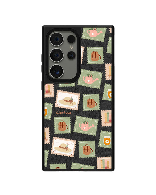 Android Leather Grip - Cottagecore Stamps