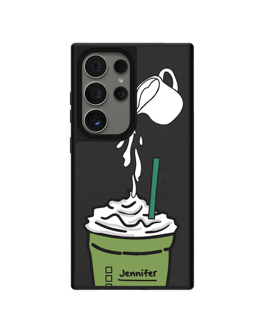 Android Leather Grip - Greentea Matcha Frappe