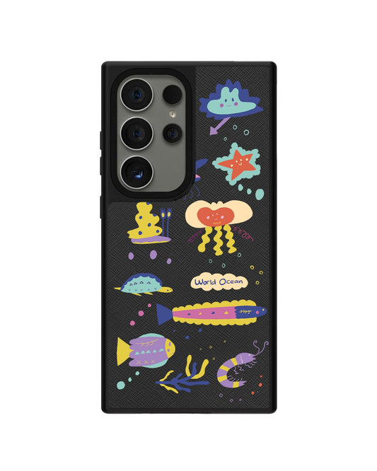 Android Leather Grip - Ocean World