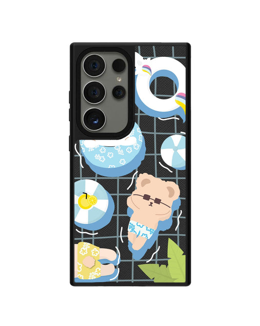 Android Leather Grip - Pool Party Blue