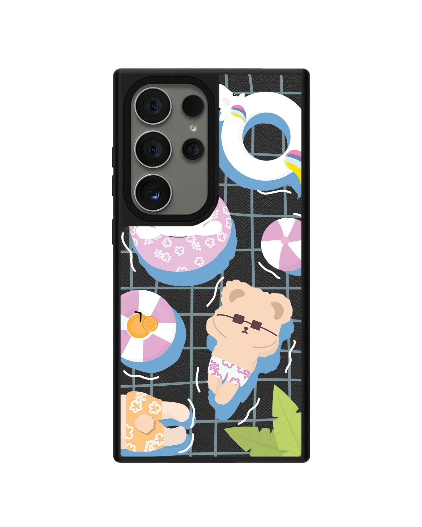 Android Leather Grip - Pool Party Pink