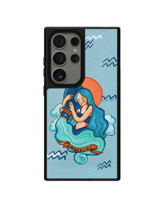 Android Leather Grip - Aquarius