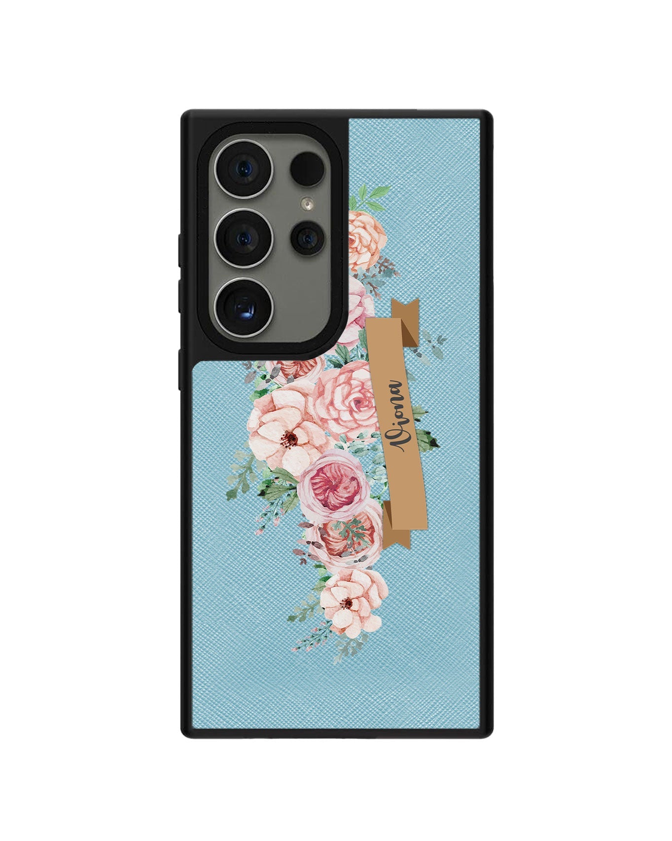 Android Leather Grip - Peony