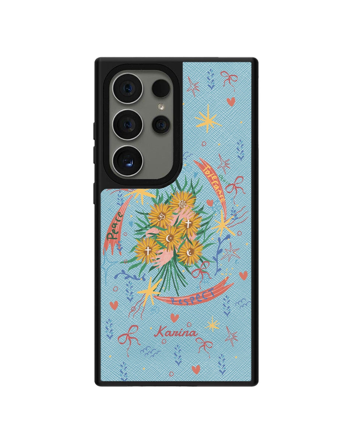 Android Leather Grip - Peace
