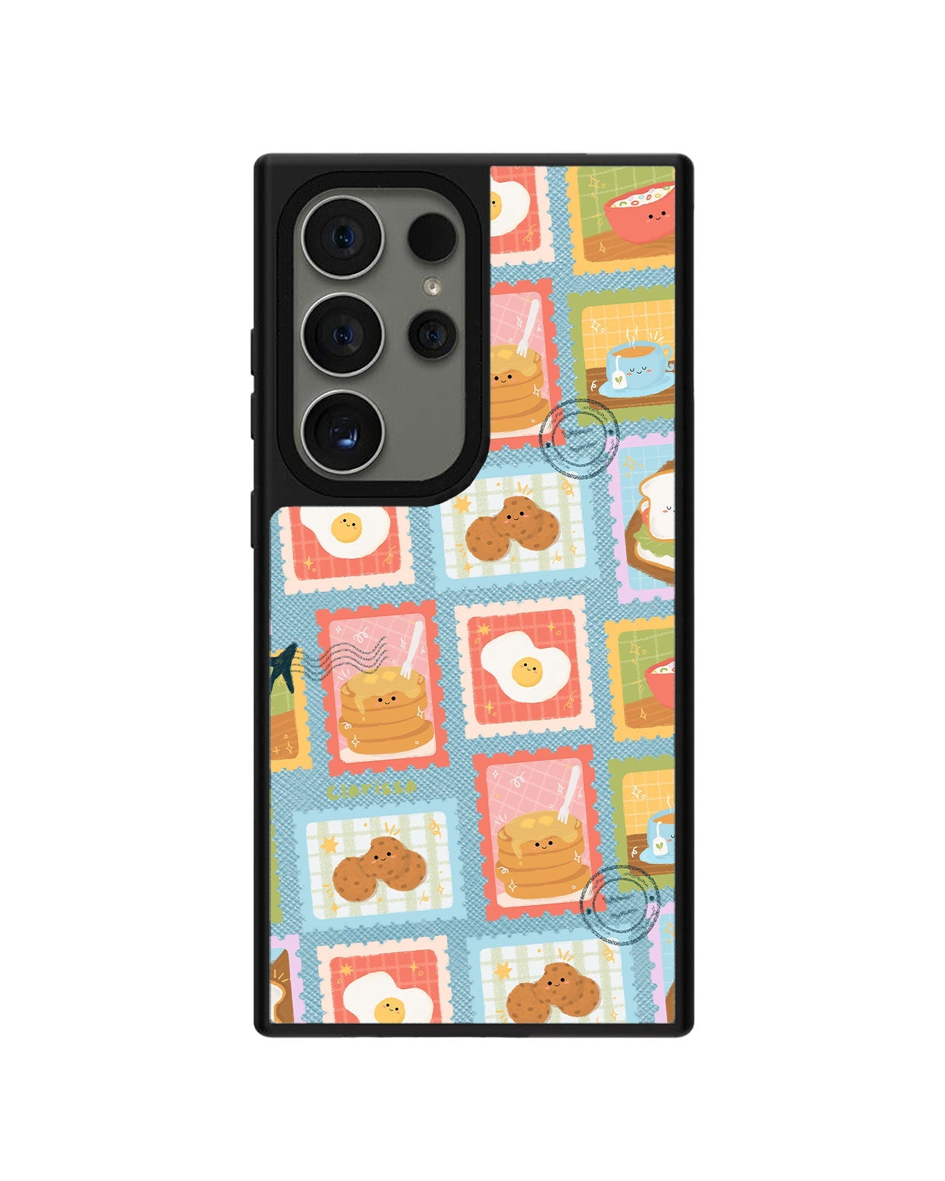 Android Leather Grip - Breakfast Menu Stamps