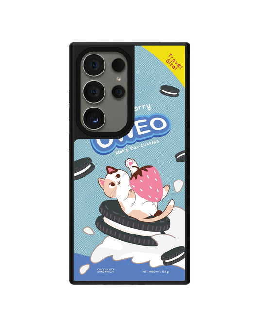 Android Leather Grip - Oweo Cat