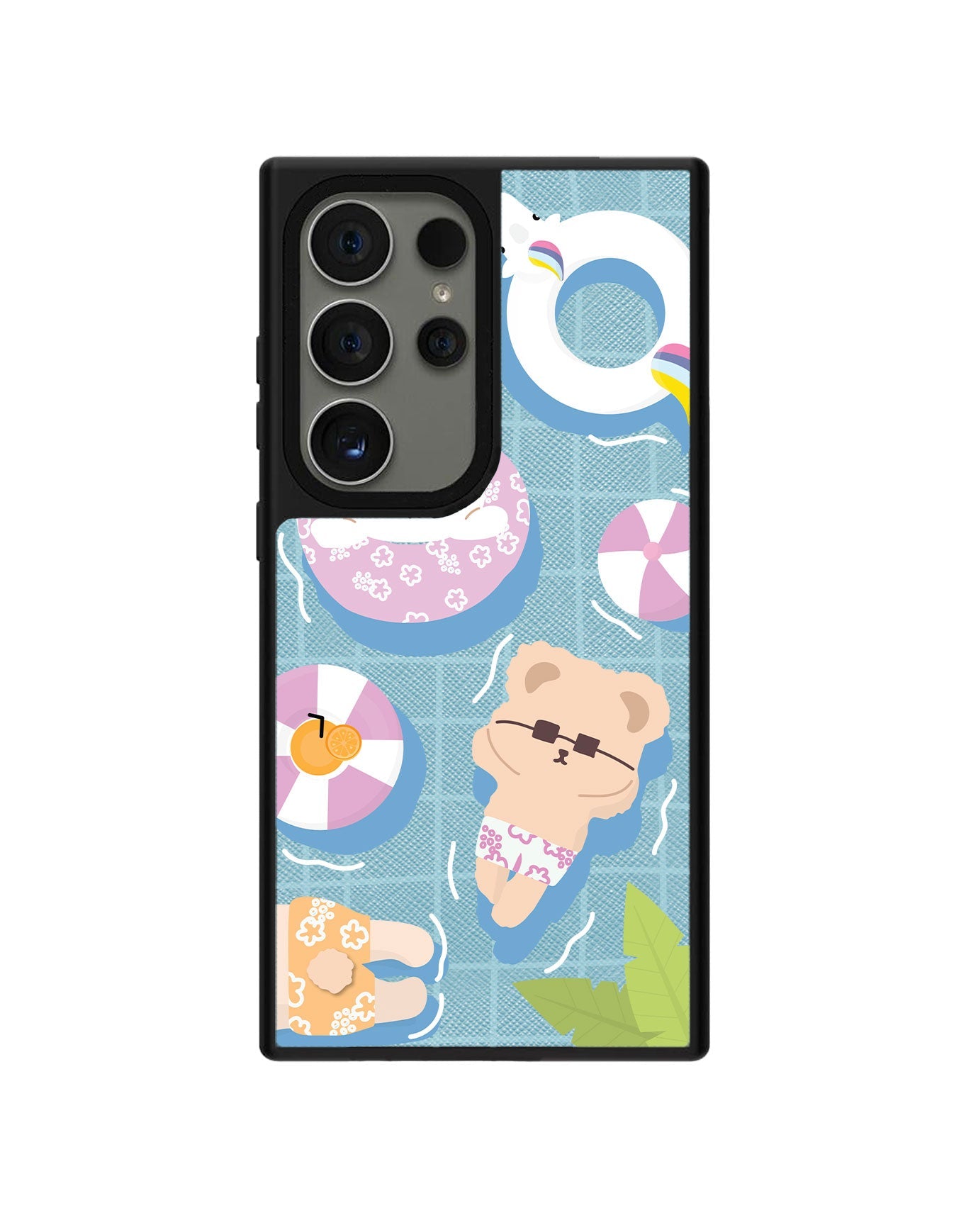 Android Leather Grip - Pool Party Pink