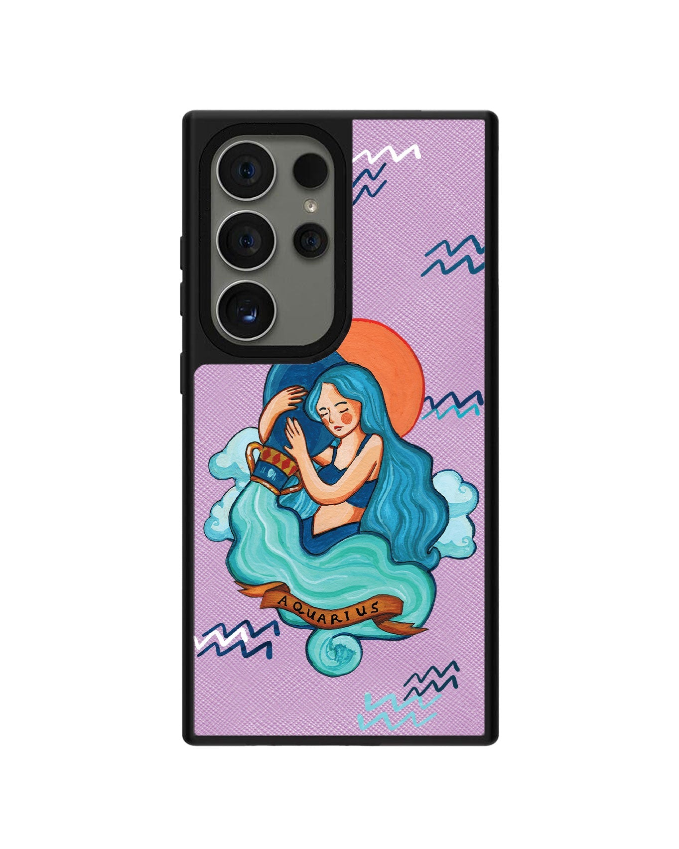 Android Leather Grip - Aquarius